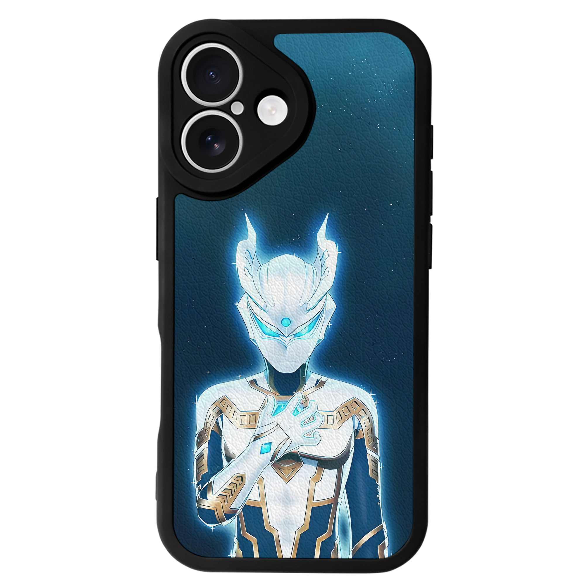 （画像用） ウルトラマン Ultraman 【iPhone 16シリーズ対応】シリコンスマホケース（レザー調） 材質：シリコン